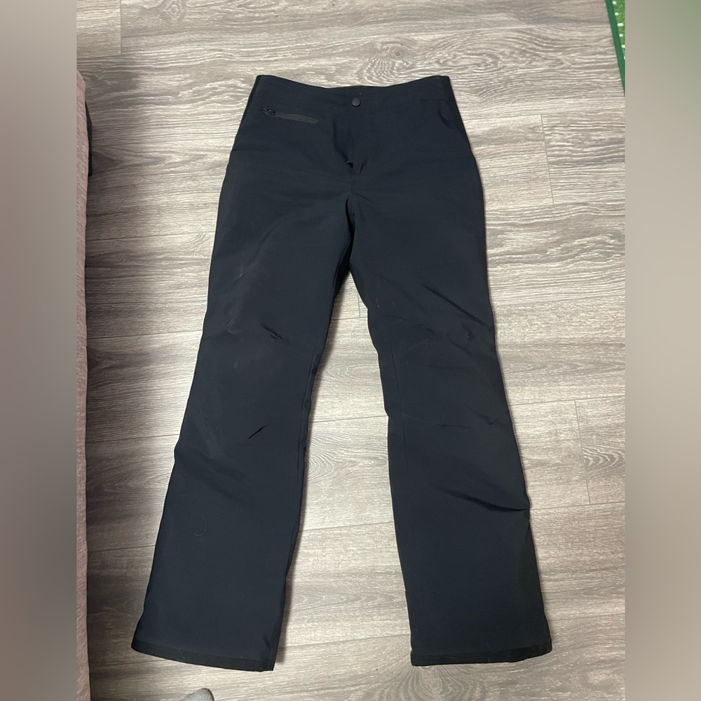 Obermyer black womens ski pants size 8